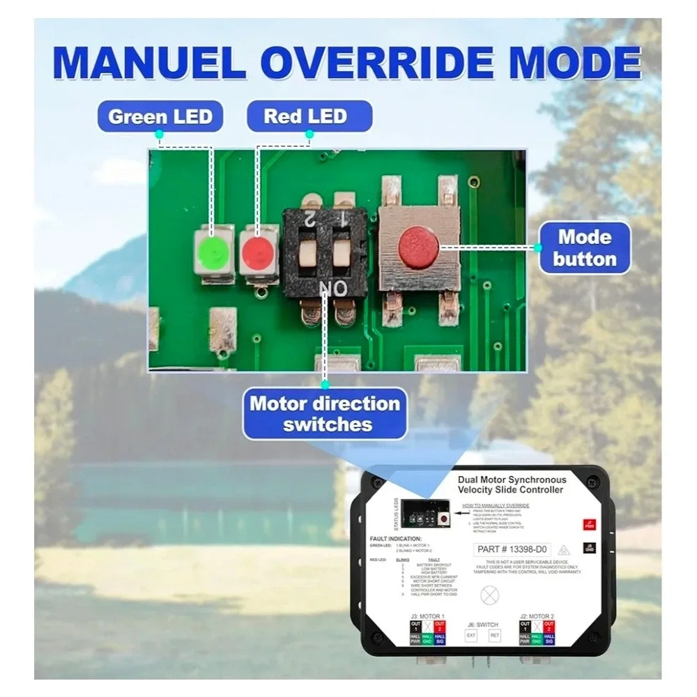 Dual Motor Synchronous Velocity Slide Controller 13398-DO RV Camper - Picture 6 of 16